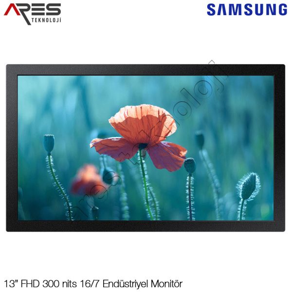 Samsung QB13R 13″ FHD 300 nits Endüstriyel Monitör