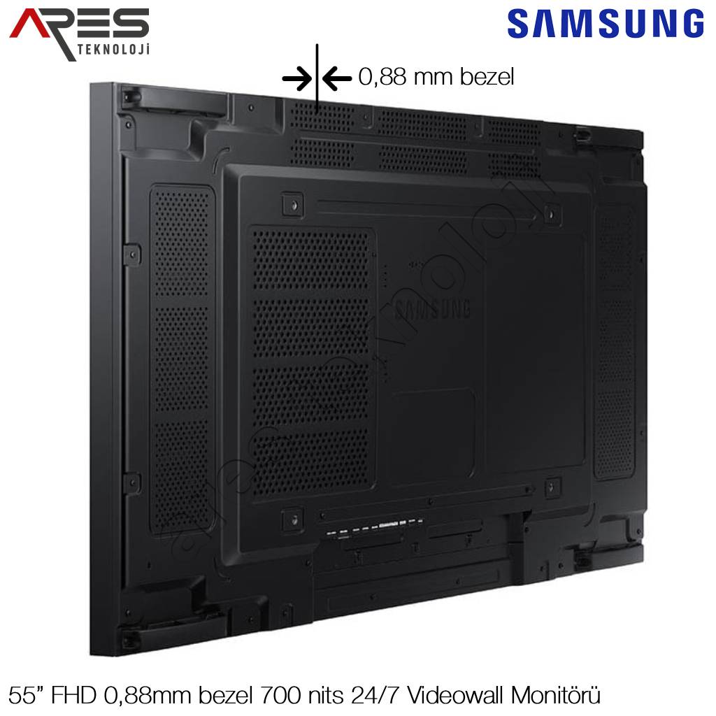 Samsung VH55R-R 55" FHD 0,88mm bezel 700 nits Videowall monitörü - Görsel 4